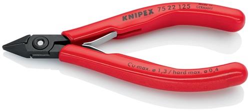 KNIPEX Elektronik-Seitenschneider L.125mm Form 2 Facette ja,kl.KNIPEX