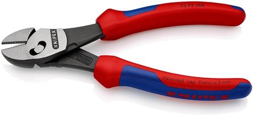 KNIPEX Hochleistungsseitenschneider TwinForce® L.180mm pol.Mehrkomp.-Hülle KNIPEX