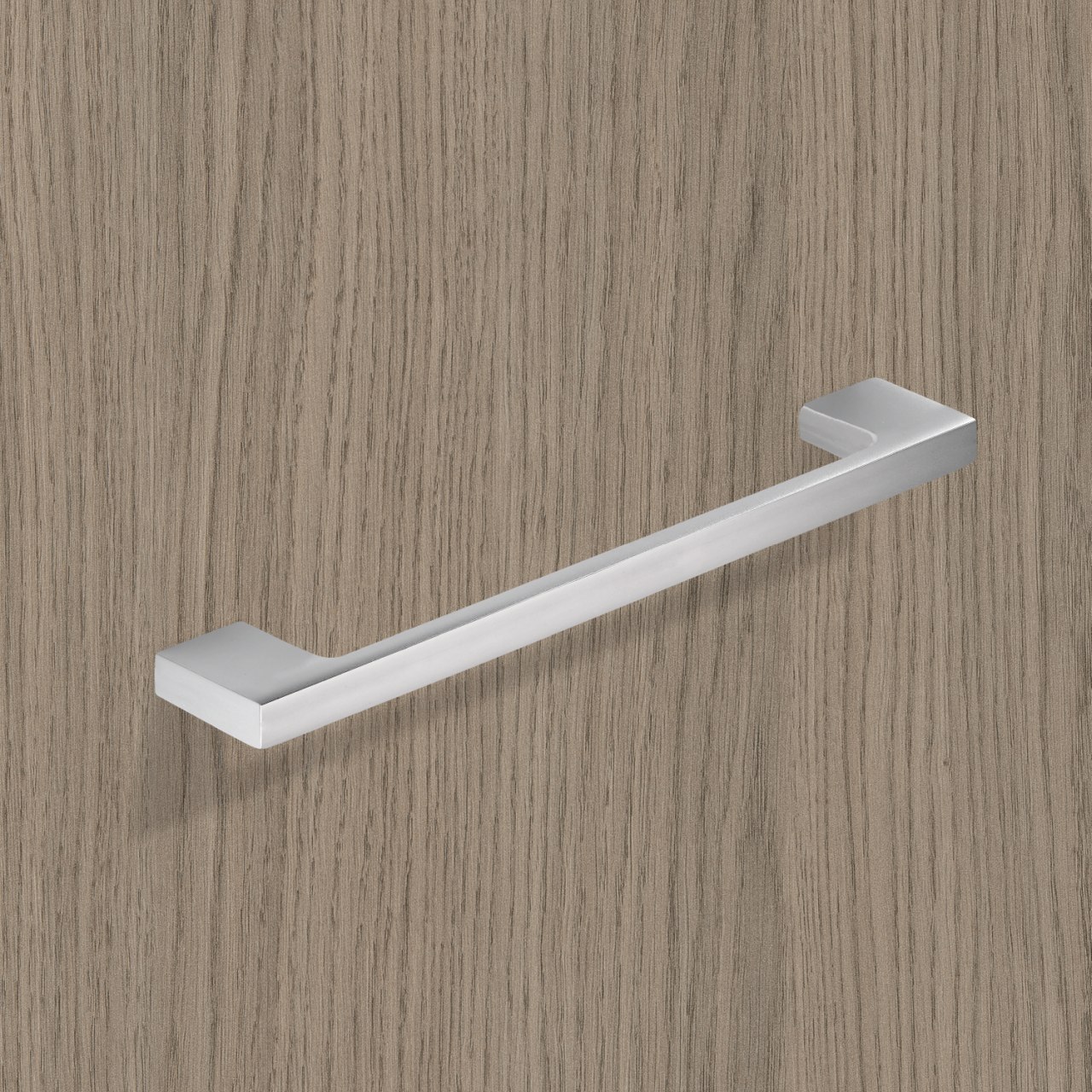 HETTICH Griff Belluno, •–• 160 / 192 mm, L 200 mm, B 9 mm, H 30 mm, Verchromt matt, 43502 HETTICH Griff Belluno, •–• 160 / 192 mm, L 200 mm, B 9 mm, H 30 mm, Verchromt matt, 43502