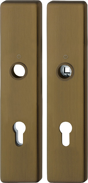 HOPPE® Schutz-Langschildpaar 2221/2210, ZT, Aluminium, 12040666