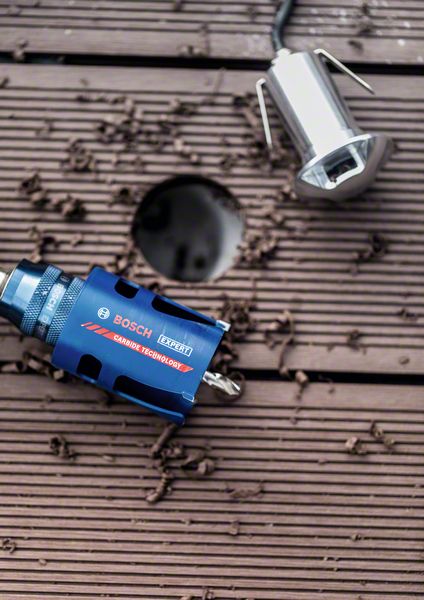 BOSCH EXPERT Construction Material Lochsäge, 44 x 60 mm. Für Dreh- und Schlagbohrer