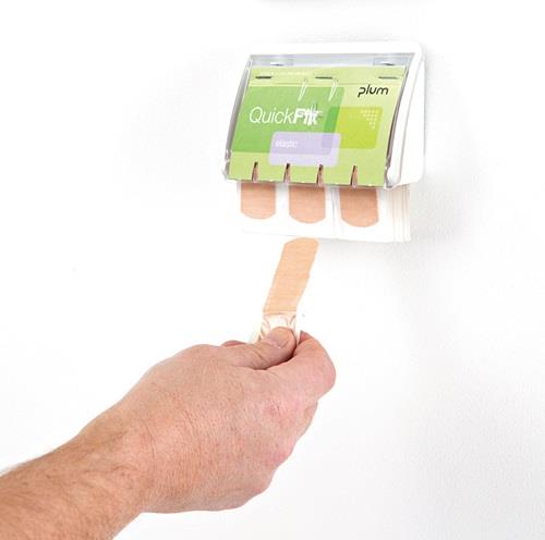 PLUM Pflasterspender QuickFix® UNO B130xH85xT35ca.mm transp.PLUM PLUM Pflasterspender QuickFix® UNO B130xH85xT35ca.mm transp.PLUM