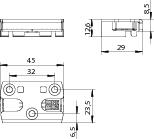 WINKHAUS Sicherheitsschließblech SBS.K.205, Stahl, WINKHAUS Sicherheitsschließblech SBS.K.205, Stahl,