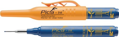 PICA Tieflochmarker Pica-Ink blau m.Teleskopspitze PICA