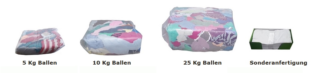 IMHANEX Maschinenputztücher Trikot bunt (ca. 40x40 cm Zuschnitte), 10 kg
