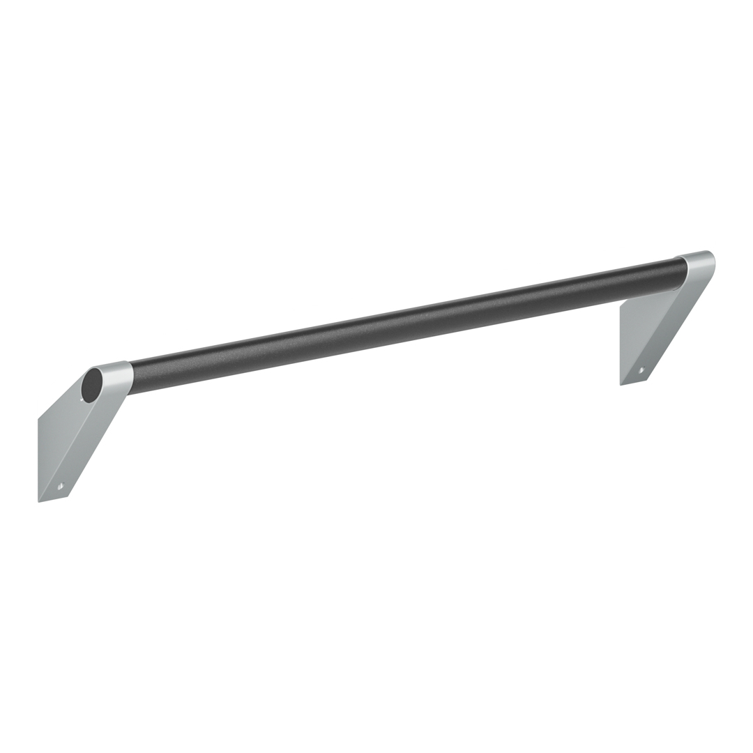 KWS Haltegriff 600 A100 Stützen Aluminiumgrau / Anthrazitgrau
