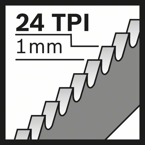 BOSCH Bandsägeblatt CB 2824 BIM für die Bosch Bandsäge, 24tpi