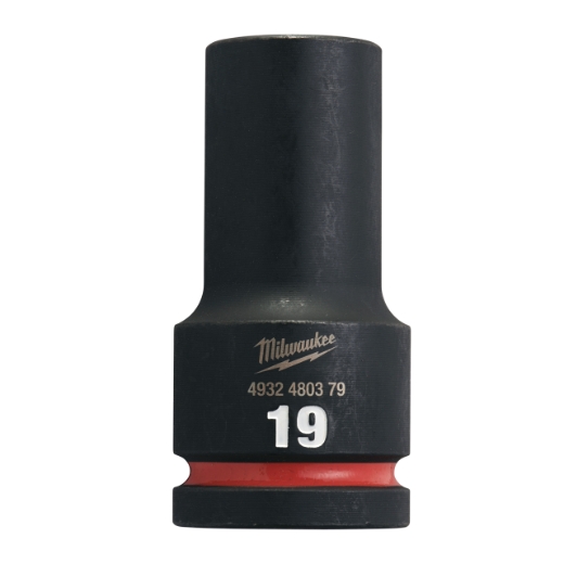 MILWAUKEE 19 x 90 mm SHOCKWAVE Schlagnuss 3/4" lang