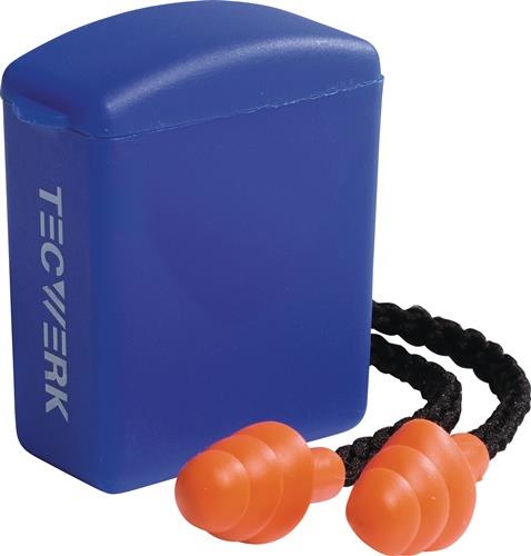 TECWERK Gehörschutzstöpsel SAFELINE I EN 353-2 SNR 32 dB 1PA/Box TECWERK