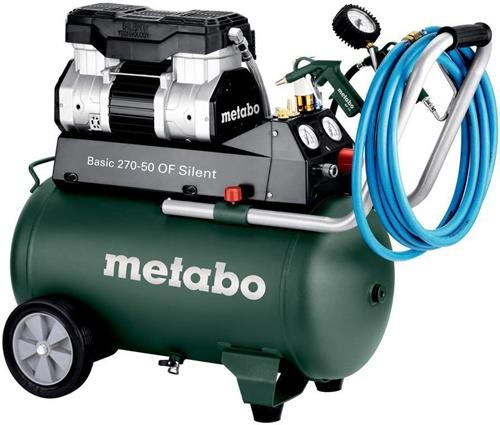 METABO Kompressor Basic 270-50 OF Silent 250l/min 10bar 1,5 kW 50l METABO