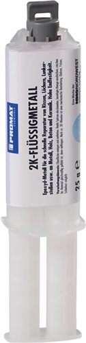 PROMAT CHEMICALS 2K-Epoxidflüssigmetall 25g Doppelspritze PROMAT CHEMICALS