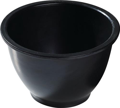 Nordwest Gipsbecher H.90mm D.oben:125/unten:60mm kon.Gum.schwarz