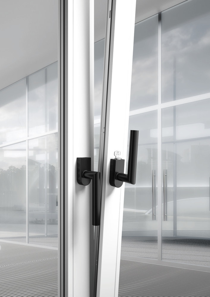 HEWI Fenstergriff absperrbar 162XAFGA.2, Edelstahl, 162XAFGA.2