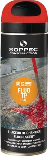 SOPPEC Baustellenmarkierspray FLUO TP neonrot 500ml Spraydose SOPPEC