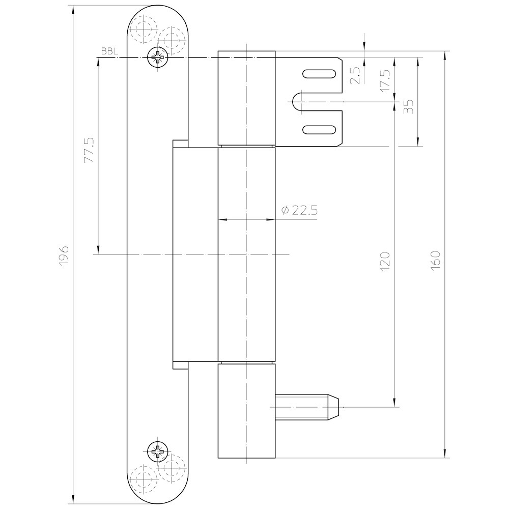 SIMONSWERK Objektband VARIANT® VN 8947/160 U Compact