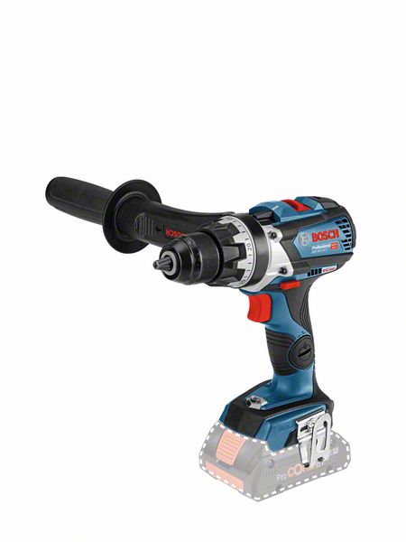BOSCH Akku-Bohrschrauber GSR 18V-110 C, Solo Version mit Zusatzhandgriff BOSCH Akku-Bohrschrauber GSR 18V-110 C, Solo Version mit Zusatzhandgriff
