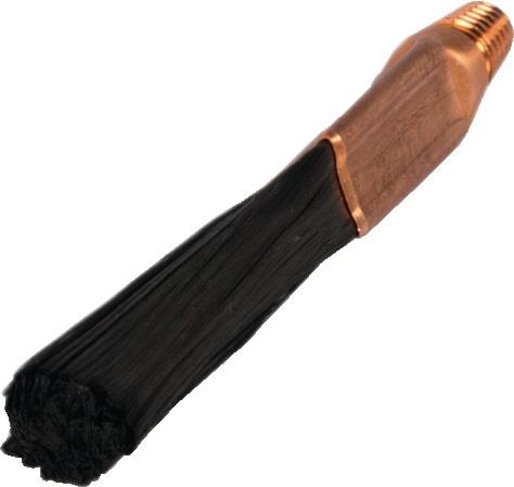 CORE INDUSTRIAL Ersatzpinsel Kohlefaser-Stand.f.Schweißnahtreiniger Weldbrush 1 St./Krt.