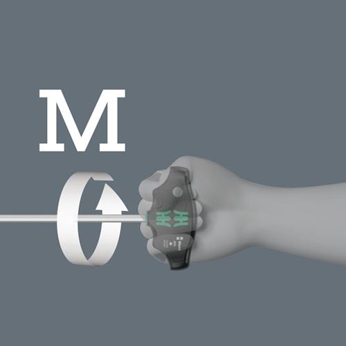 WERA Steckschlüsselschraubendreher 495 SW 5,5mm Klingen-L.230mm a6-KT.m.Quergr.WERA