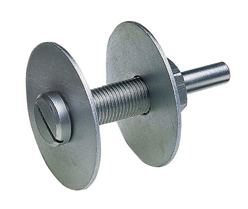 TECWERK Spannschaft f.Grobreinigungsscheiben Schaft-D.6mm f.Bohrungs-D.13mm TECWERK