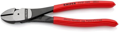 KNIPEX Kraftseitenschneider L.200mm pol.Form 0 Ku.-Überzug KNIPEX