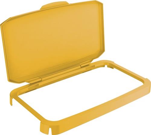 DURABLE Klappdeckel PP grau B510xT285mm f.Abfallbehälter 60l lebensmittelecht DURABLE