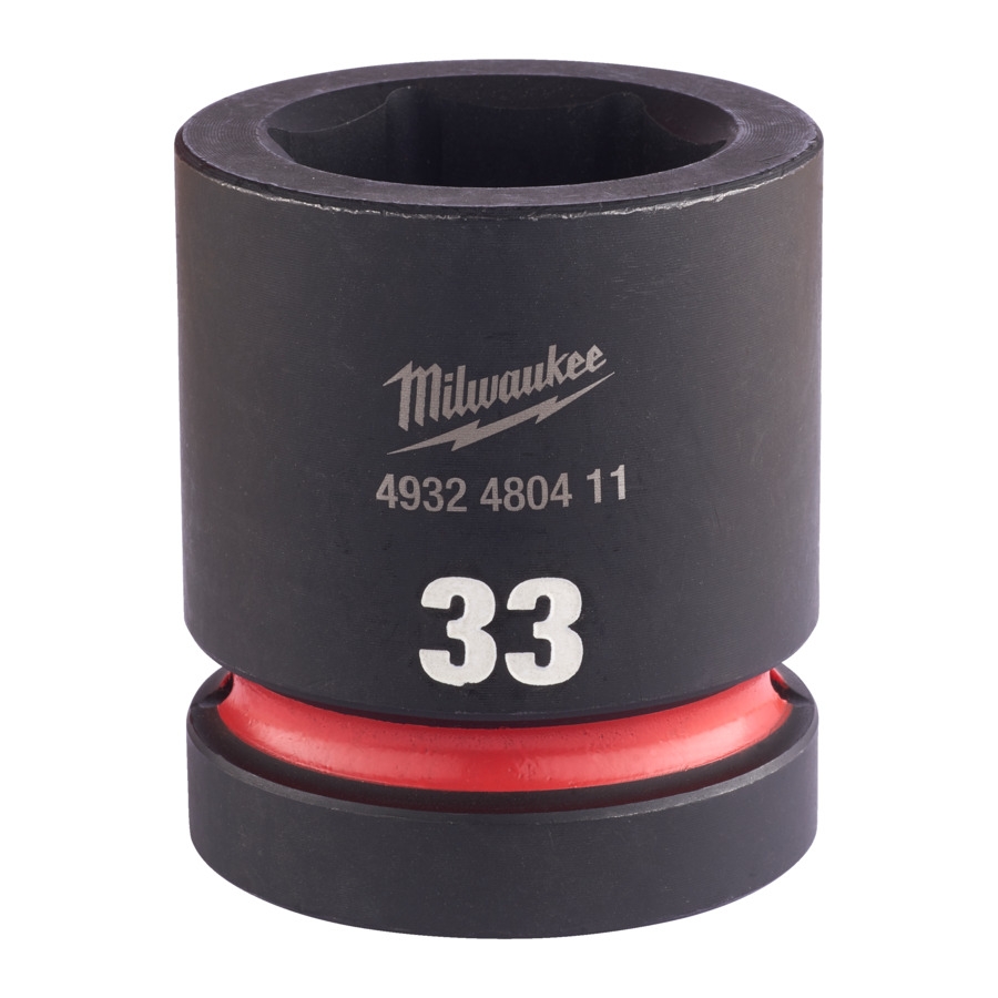 MILWAUKEE 33 x 62 mm SHOCKWAVE Schlagnuss 1" kurz