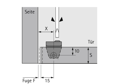 HETTICH Zapfenband, 69933