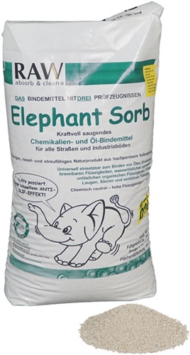 RAW Chemikalien- u.Ölbindemittel R Elephant Sorb Stand.Inh.40 l/ca.15kg RAW