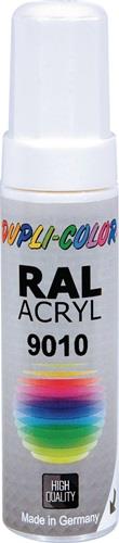 DUPLI-COLOR Lackstift reinweiss ma RAL 9010 12 ml Stift DUPLI-COLOR