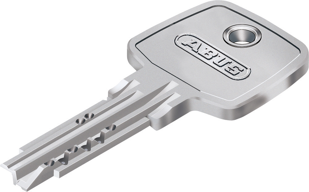 ABUS Profil-Doppelzylinder EC550NP, 8-stiftig, Not+Gefahrenfunktion, Messing, 02550