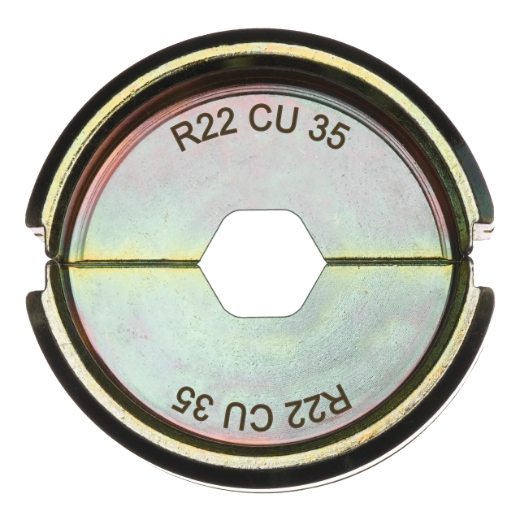 MILWAUKEE R22 Cu 35 für Standard Rohrkabelschuh Presseinsatz für hydraulisches Akku-Presswerkzeug