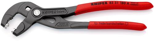 KNIPEX Federbandschellenzange Gesamt-L.180mm Kap.max.50mm Einstellungen 15