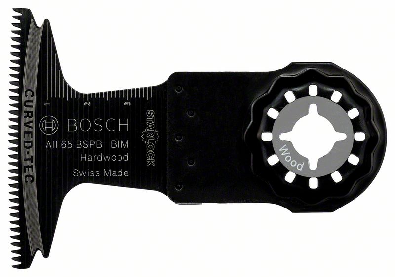 BOSCH BIM Tauchsägeblatt AII 65 BSPB, Hard Wood, 40 x 65 mm