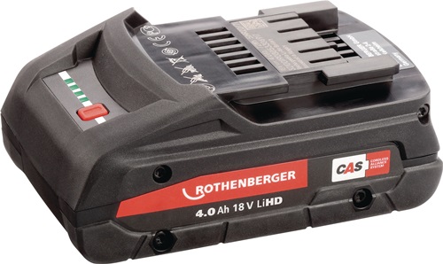 ROTHENBERGER Akku CAS 18 V 4,0 Ah Li-HD Akku ROTHENBERGER