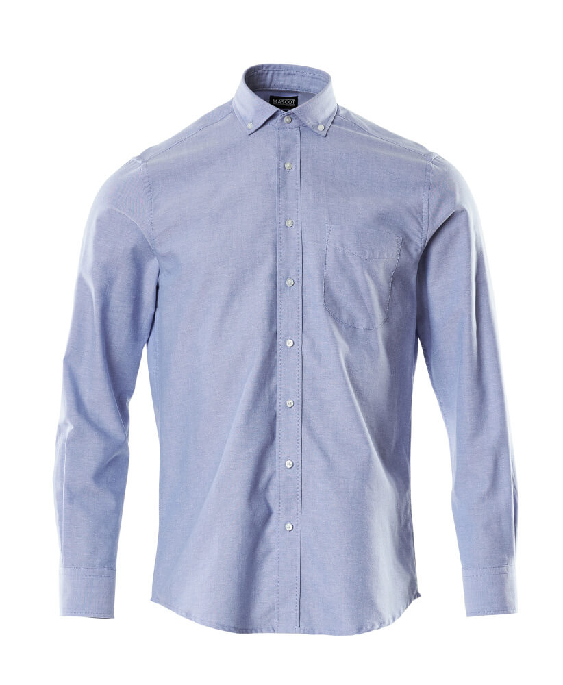 MASCOT® Hemd Oxford, moderne Passform, hellblau