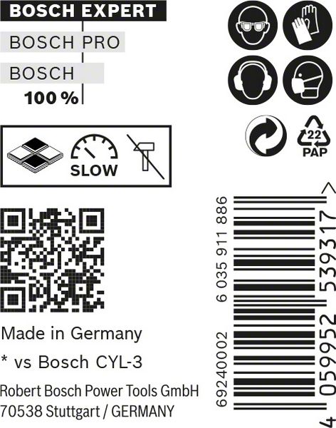 BOSCH EXPERT CYL-9 MultiConstruction Bohrer, 5 x 50 x 85 mm, d 5 mm, 10-tlg.. Für Dreh- und Schlagbohrer BOSCH EXPERT CYL-9 MultiConstruction Bohrer, 5 x 50 x 85 mm, d 5 mm, 10-tlg.. Für Dreh- und Schlagbohrer