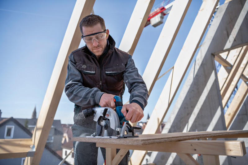 BOSCH Akku-Kreissäge GKS 18V-57-2, Solo Version, im Karton