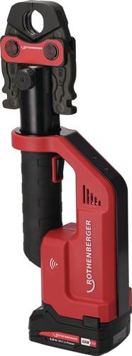 ROTHENBERGER Akkupressm. ROMAX Compact III SET M AMP 19 kN 15-28mm Pressbacken,1X2Ah,EU
