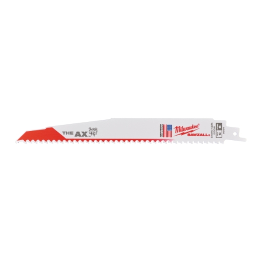 MILWAUKEE 300 x 5 mm (5 TPI) Säbelsägeblatt Demontage THE AX