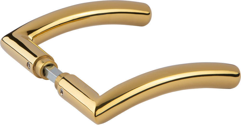 HERMAT Türdrückerpaar MOON 1231.R, Messing