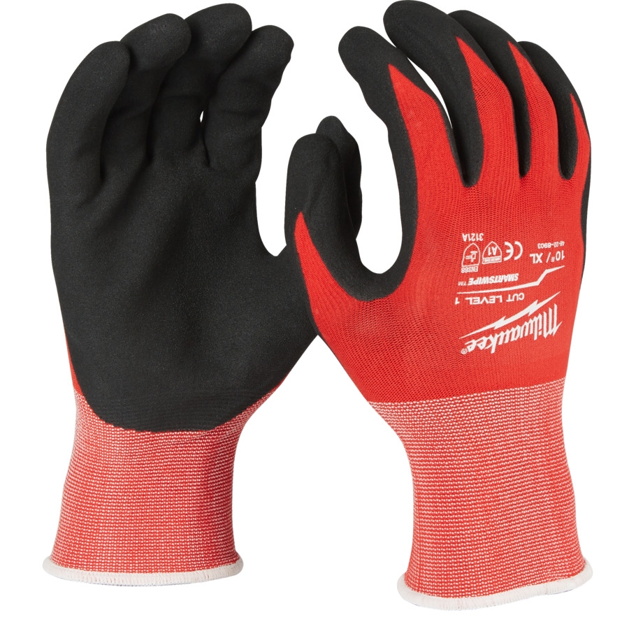 MILWAUKEE Größe 10 (XL) Schnittschutzhandschuhe Klasse 1/A MILWAUKEE Größe 10 (XL) Schnittschutzhandschuhe Klasse 1/A