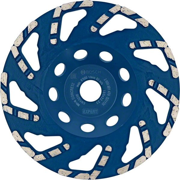 BOSCH EXPERT Concrete Diamanttopfscheibe, 180 x 22,23 x 4,5 mm. Für Betonschleifer BOSCH EXPERT Concrete Diamanttopfscheibe, 180 x 22,23 x 4,5 mm. Für Betonschleifer