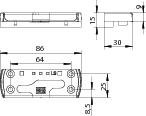 WINKHAUS Sicherheitsschließblech SBS.K.PAB.1, Stahl, WINKHAUS Sicherheitsschließblech SBS.K.PAB.1, Stahl,
