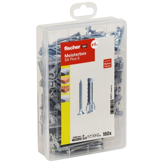 FISCHER Meisterbox - Dübel SX Plus + S (160)