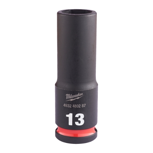 MILWAUKEE 13 x 65 mm SHOCKWAVE Schlagnuss 3/8" lang