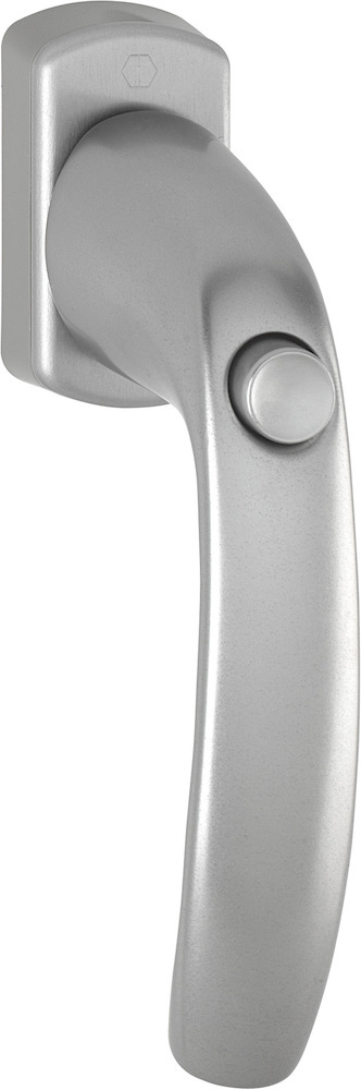 HOPPE® Fenstergriff absperrbar New York 0810SV/U10, ohne Schrauben, Aluminium, 3285671