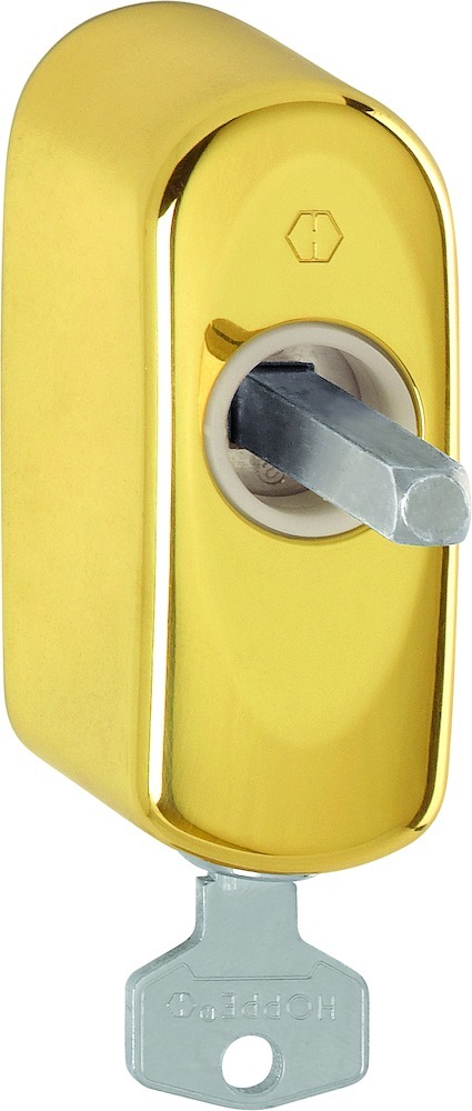 HOPPE® Fenstergriffrosette abschliessbar MUS950S 100NM TBT4, Messing, 11634868
