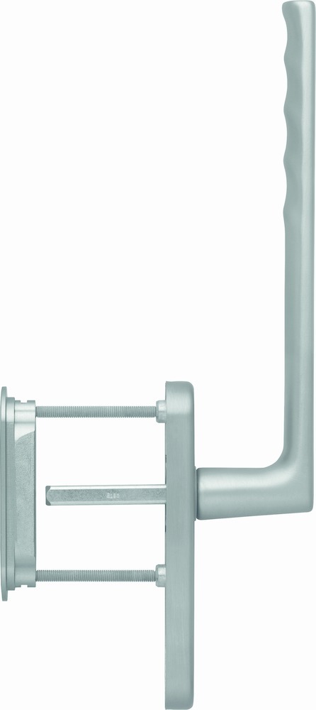 HOPPE® Handhebelgarnitur Hamburg HS-0700/431N-AS/422, Aluminium
