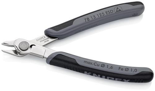 KNIPEX Elektronik-Seitenschneider Super-Knips® L.125mm Form 1 Facette nein pol.KNIPEX KNIPEX Elektronik-Seitenschneider Super-Knips® L.125mm Form 1 Facette nein pol.KNIPEX