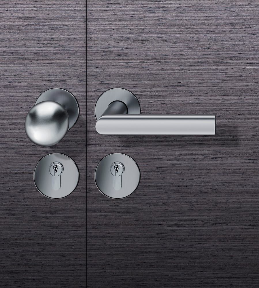 FSB FH Wechselgarnitur mit Rosetten 76 1108, AGL3, rund, VK 9 mm, Edelstahl